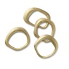 Napkin rings – Flow brass - Ferm Living