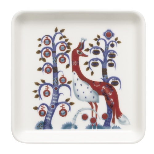 12 x 12 cm - Taika white square plate - Iittala