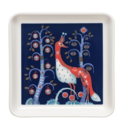 12 x 12 cm - Taika blue square plate - Iittala