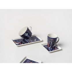 12 x 12 cm - Taika blue square plate - Iittala