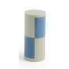 bougie Column petite - gris et bleu - HAY