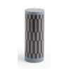 Column candle medium - anthracite and bordeaux - HAY