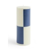 bougie Column grande - vert milky et bleu foncé - HAY