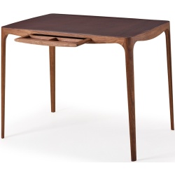 Ro desk - oiled walnut / cognac leather