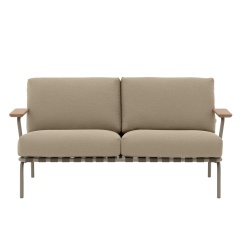 Settle - Canapé 2 places - Tissu côtelé 5 / Taupe - Muuto