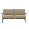 Settle - 2-seater sofa - Ribbed weave 5 / Taupe - Muuto