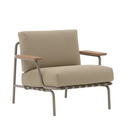 Settle - Fauteuil - Tissu côtelé 5 / Taupe - Muuto