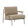 Settle - Fauteuil - Tissu côtelé 5 / Taupe - Muuto