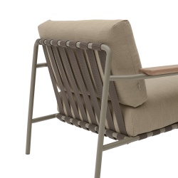 Settle - Fauteuil - Tissu côtelé 5 / Taupe - Muuto