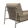 Settle - Lounge chair - Ribbed weave 5 / Taupe - Muuto