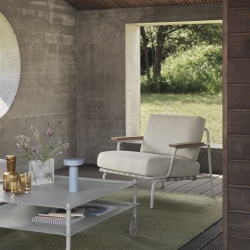 Settle - Lounge chair - Laze 1/Grey - Muuto