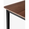 &Tradition – Drip HW115 table, walnut and black