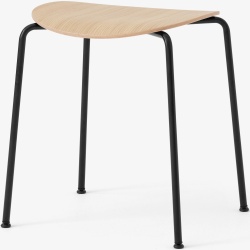 &Tradition – Pavilion AV36 stool, oak and black