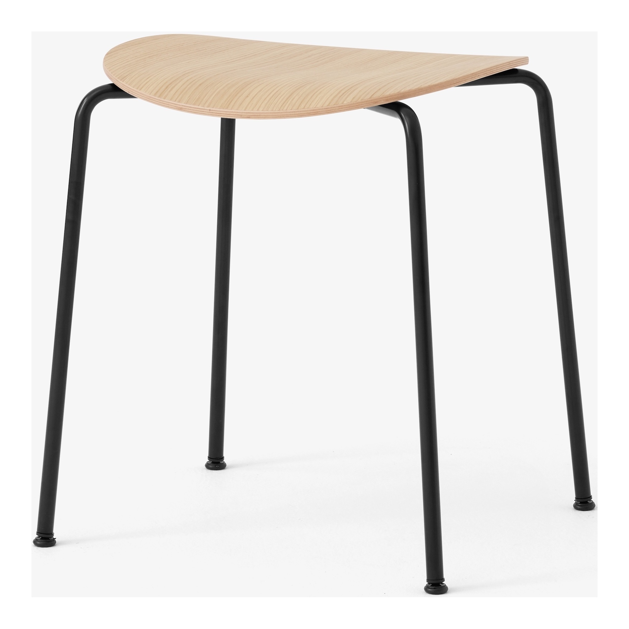 &Tradition – Pavilion AV36 stool, oak and black