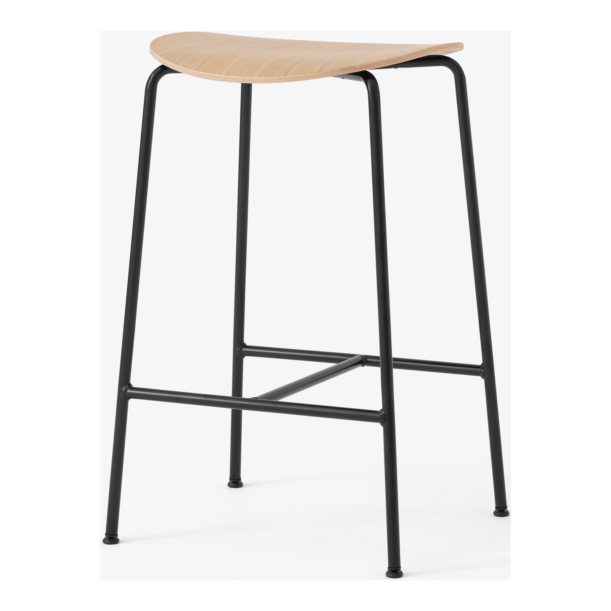 &Tradition – Pavilion AV37 counter stool, oak and black