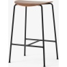 &Tradition – Pavilion AV37 counter stool, walnut and black