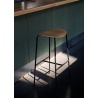 &Tradition – Pavilion AV38 bar stool, oak and black