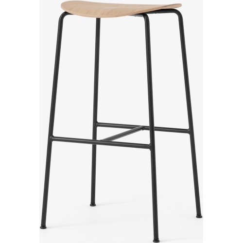 &Tradition – Tabouret de bar Pavilion AV38, chêne et noir