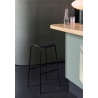 &Tradition – Pavilion AV38 bar stool, black oak and black