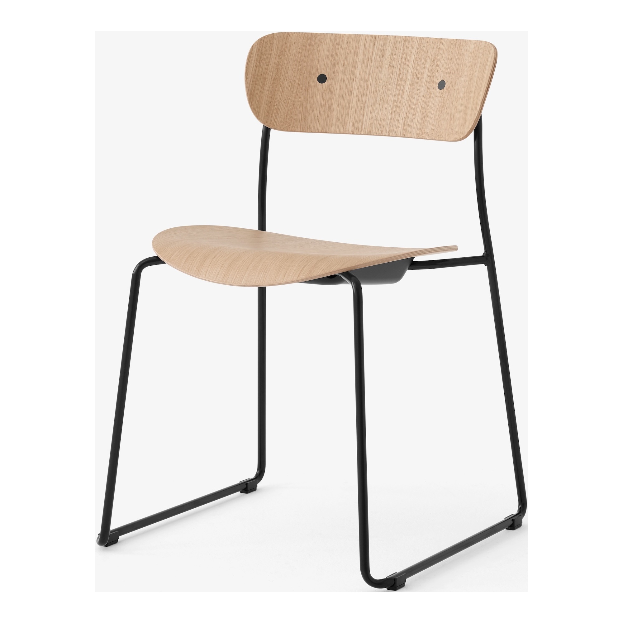 &Tradition – Pavilion AV51 chair, oak and black