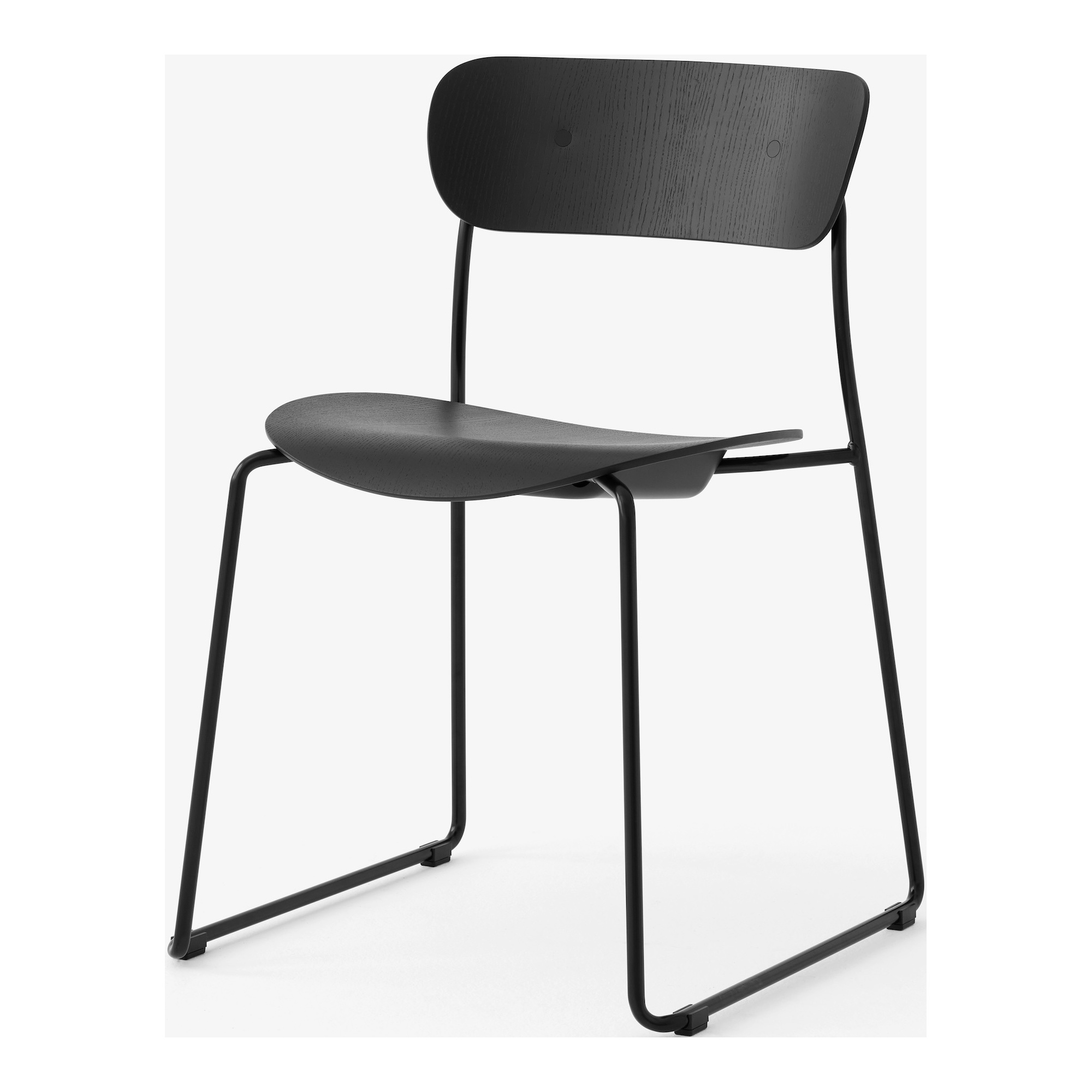 &Tradition – Pavilion AV51 chair, black oak and black