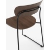 &Tradition – Pavilion AV51 chair, walnut and black