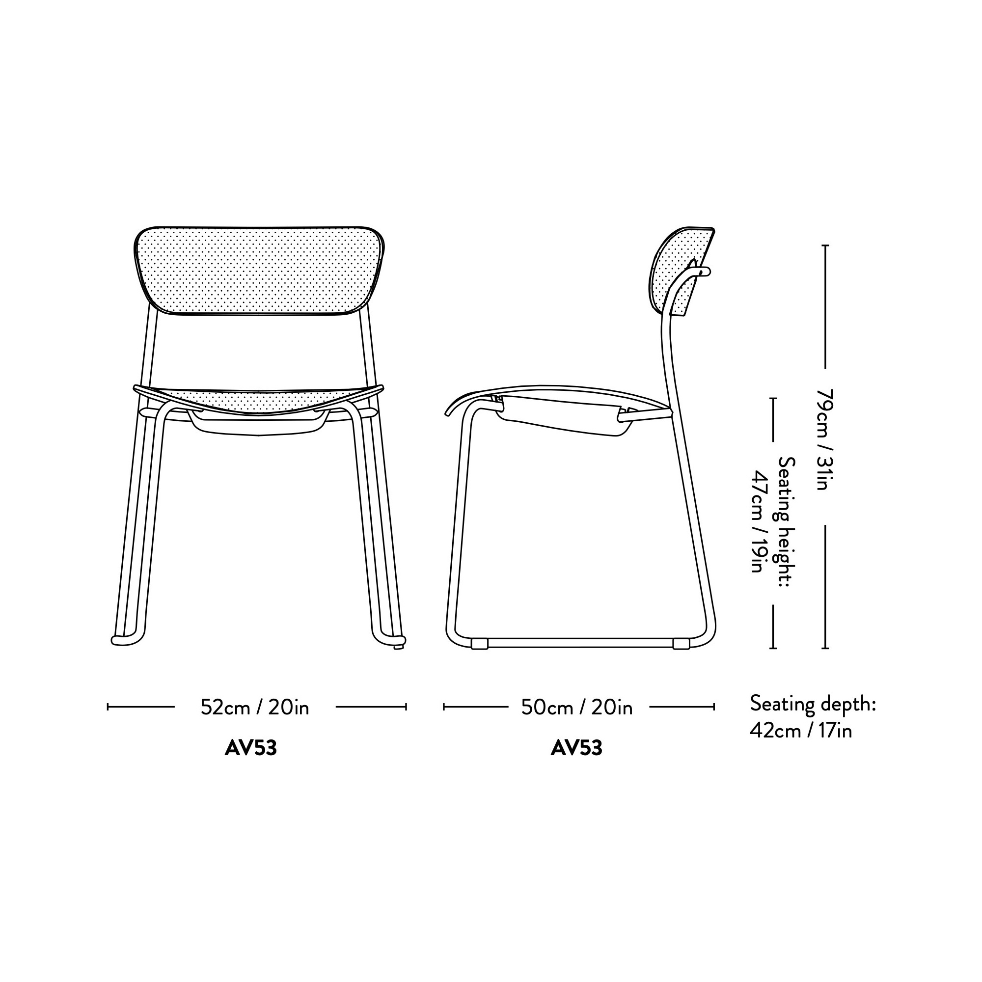 &Tradition – Pavilion AV53 chair