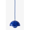 &Tradition – FlowerPot VP10 pendant, Cobalt blue & Twilight Blue pattern