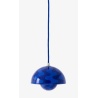 &Tradition – FlowerPot VP10 pendant, Cobalt blue & Twilight Blue pattern