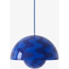 &Tradition – FlowerPot VP7 pendant, Cobalt blue & Twilight Blue pattern