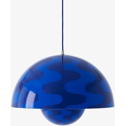 &Tradition – FlowerPot VP2 pendant, Cobalt blue & Twilight Blue pattern