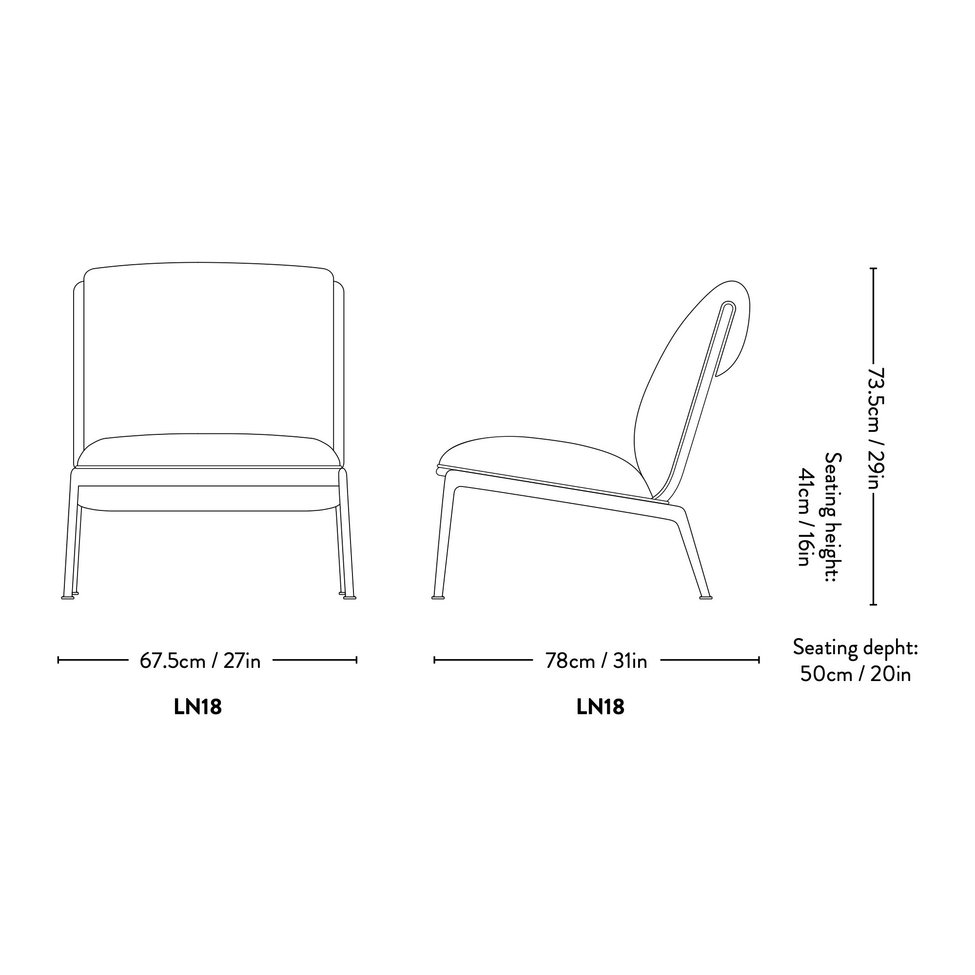 &Tradition – Muno LN18 lounge chair