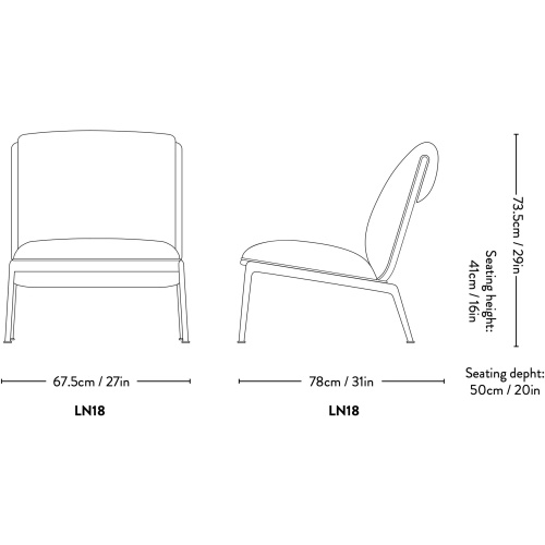 &Tradition – Muno LN18 lounge chair