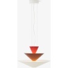 &Tradition – Gio LN14 pendant, Vermilion red, Dark burgundy & Ecru white