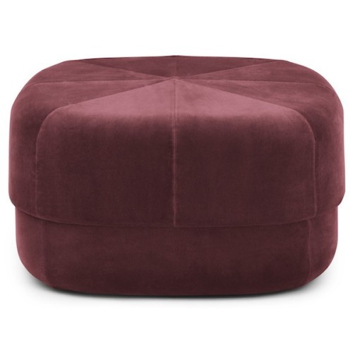 large - rouge foncé - pouf Circus - 601077 - Normann Copenhagen