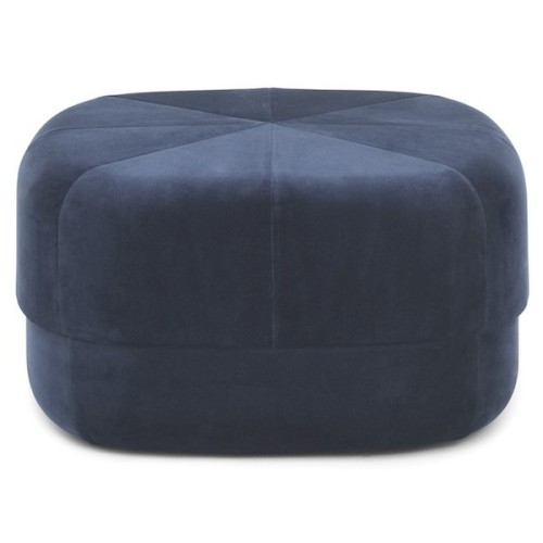 large - bleu foncé - pouf Circus - 601078 - Normann Copenhagen