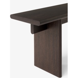 &Tradition – Ita OS5 bench, dark stained oak