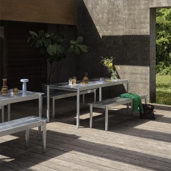 table 140 warm galvanized steel - Linear Steel - Muuto