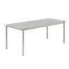 table 200 acier galvanisé à chaud - Linear Steel - Muuto