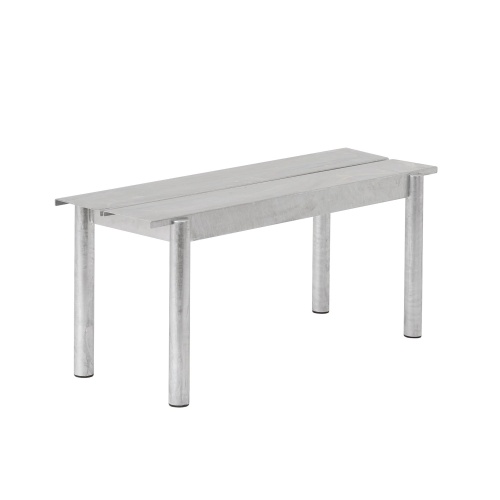 bench 110 warm galvanized steel - Linear Steel - Muuto