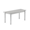 bench 110 warm galvanized steel - Linear Steel - Muuto