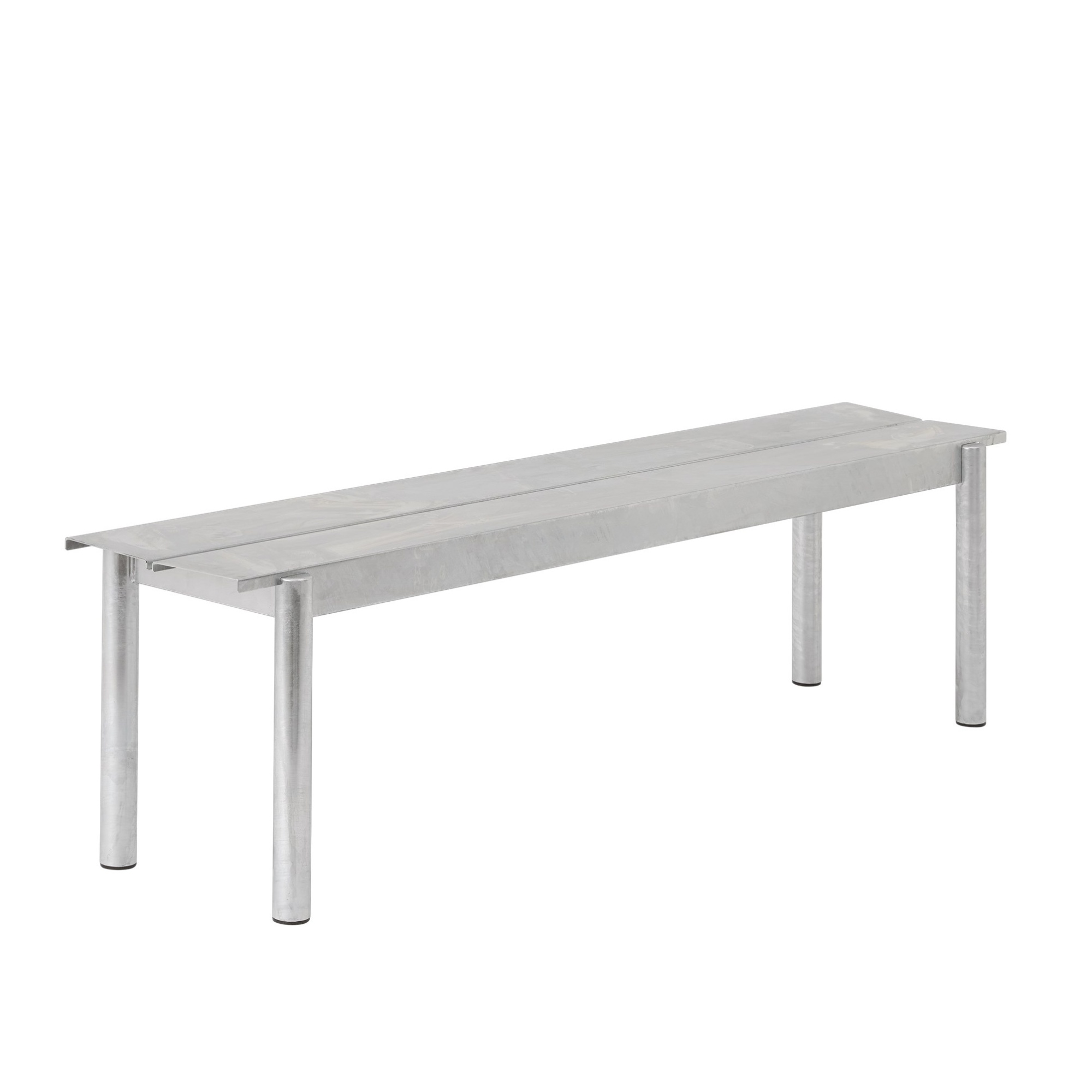 bench 170 warm galvanized steel - Linear Steel - Muuto