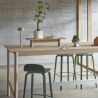 High table 115 x 360 cm H105 - oak / veneer oak - Linear System - Muuto