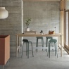 High table 115 x 360 cm H105 - oak / veneer oak - Linear System - Muuto