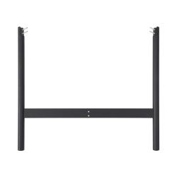 High table 115 x 360 cm H105 - black nanolaminate / black ABS / black - Linear System - Muuto