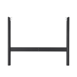 High table 115 x 360 cm H95 - black nanolaminate / black ABS / black - Linear System - Muuto