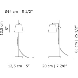 Karakter – Steel Lab table lamp