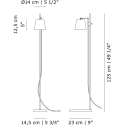 Karakter – Steel Lab floor lamp