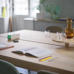 Linear System, Table Power outlet - grey