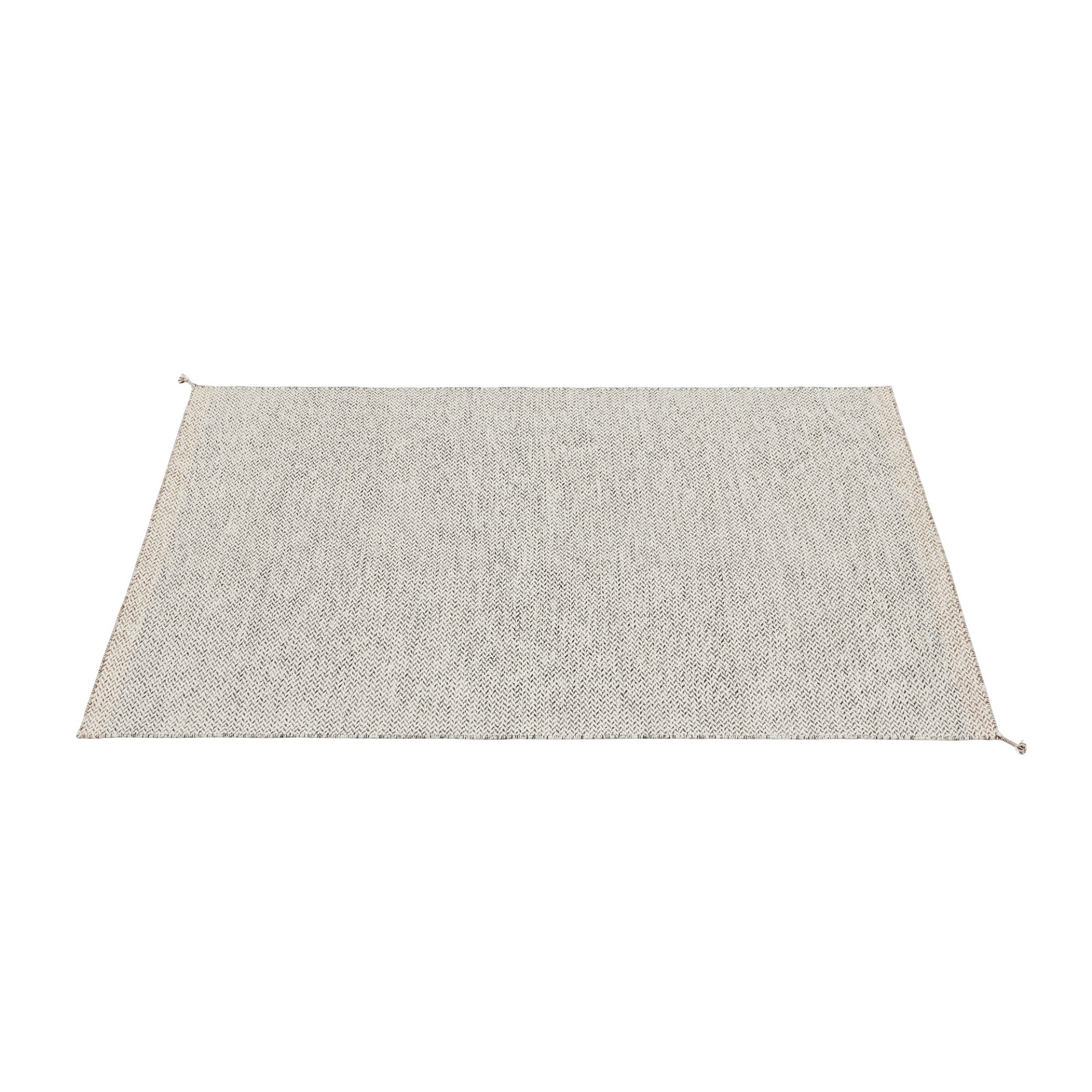 Tapis Ply en polyester recyclé – 240 x 170 cm – Noir et blanc - Muuto